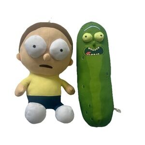 2018 Rick Morty, Plush 12" Pickle Cartoon Network Adult Swim Doll LoT 3D Eyes